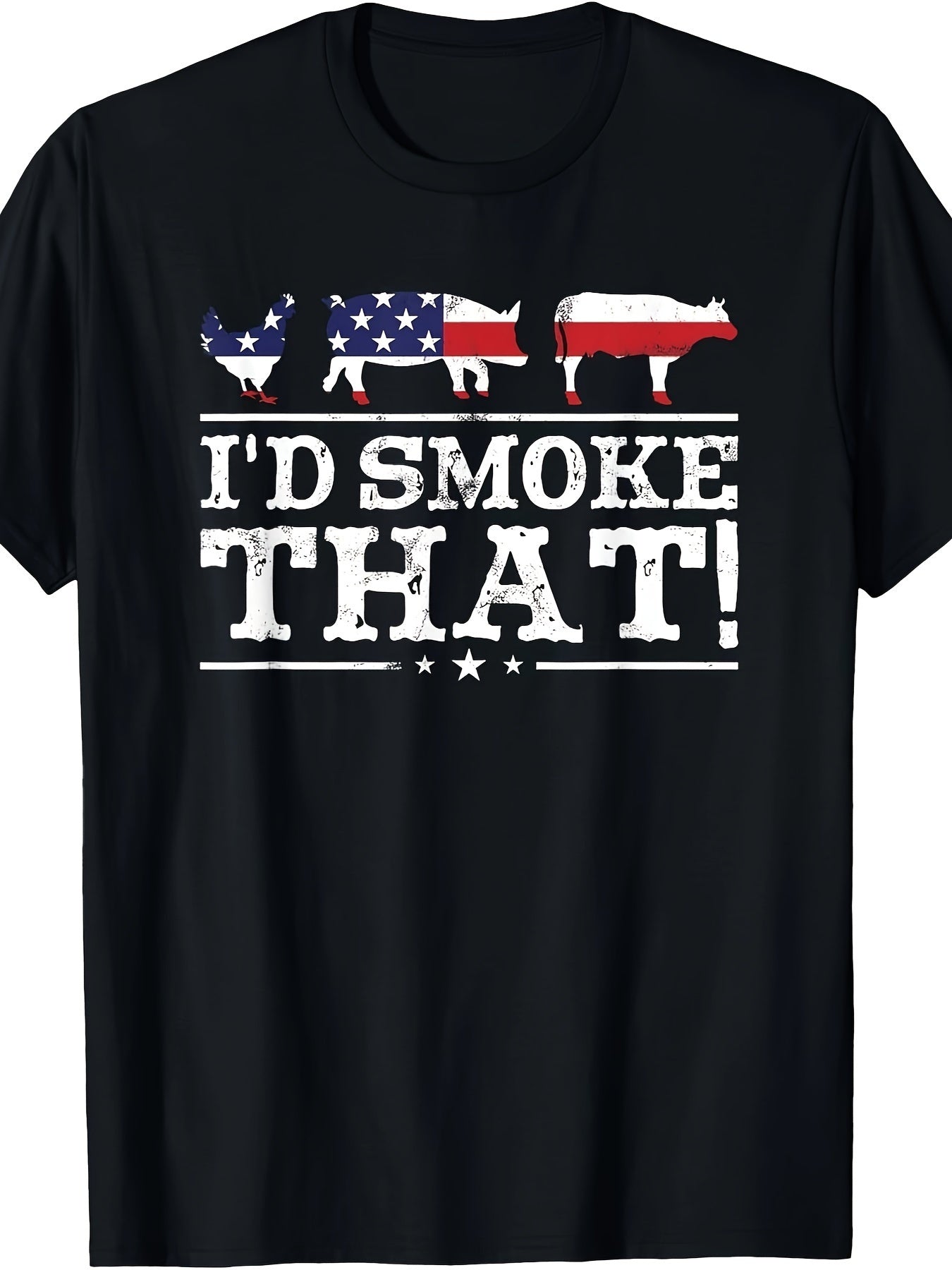 Funny BBQ T-shirt, I'll Smoke That Meat Grill Host BBQ Gift T-shirt