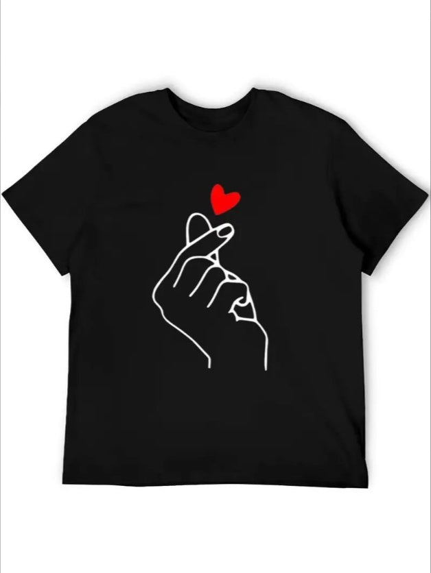 Love Valentine'S Day T-Shirt, Couple T-Shirt, Couple Christmas, Fashion Casual T-Shirt, Short-Sleeved T-Shirt