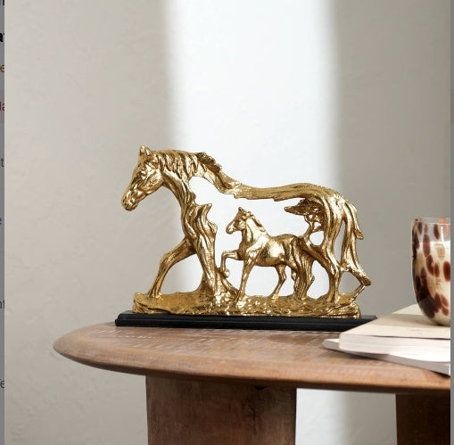 Decorative Horse Sculpture-Animal Figurine