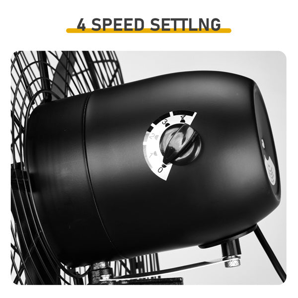 American Specification, MFJ-EW50 Electric Fan 110V 20-50W 20 Inch Three-blade Aluminum Fan Industrial Wall Mounted Fan