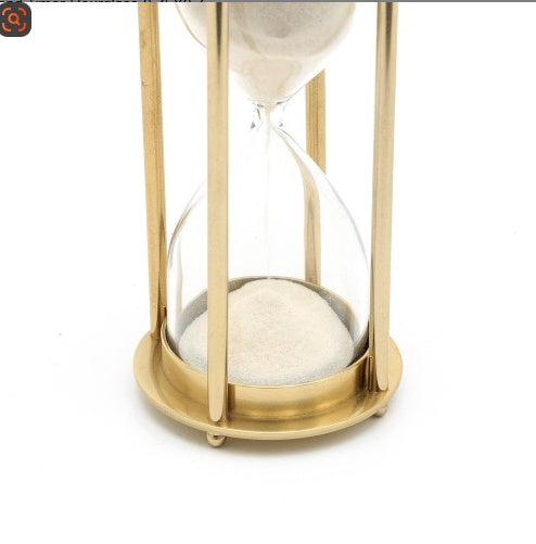 Decorative Brass Frame Sand Timer-Hourglass