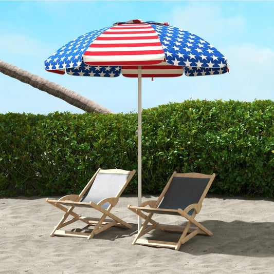 Ventilated And Foldable Beach Travel Umbrella